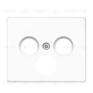 Jung SL 500 Белая накладка TV-SAT-FM розетки SL561SATWW SL561SATWW