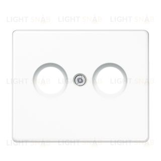 Jung SL 500 Белая накладка TV-FM розетки SL561TVWW SL561TVWW