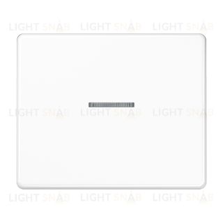 Jung SL 500 Белая клавиша 1-я с подсветкой SL590KO5WW SL590KO5WW