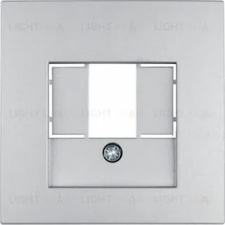 Центральная панель для розетки TAE, B.x, цвет: алюминий, матовый 10331404 10331404