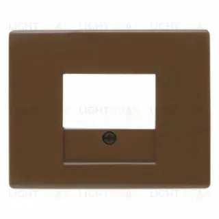 Центральная панель для розетки TAE, Arsys, цвет: коричневый, с блеском 10350101 10350101