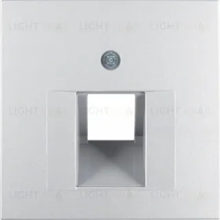 Центральная панель для розетки UAE, B.x, цвет: алюминий, матовый 14071404 14071404