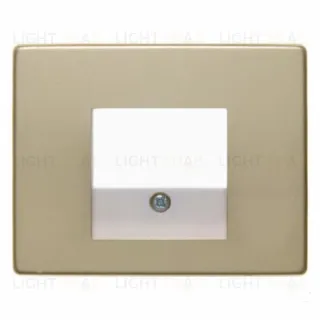 Центральная панель для розетки TAE, Arsys, цвет: золотой, металл 10340002 10340002