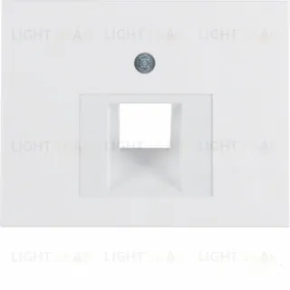 Центральная панель для розетки UAE, K.1, цвет: полярная белизна, с блеском 14077009 14077009