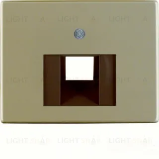 Центральная панель для розетки UAE, Arsys, цвет: светло-бронзовый, металл 14080001 14080001