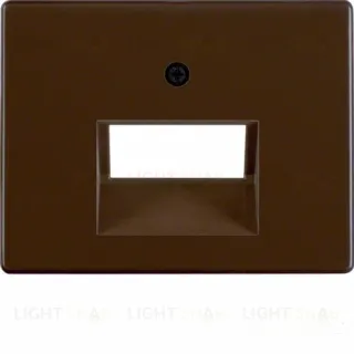 Центральная панель для UAE/E-DAT Design/Telekom розетка ISDN, Arsys, цвет: коричневый, с блеском 14090001 14090001