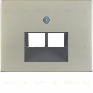 Центральная панель для UAE/E-DAT Design/Telekom розетка ISDN, K.5, цвет: нержавеющая сталь 14097004 14097004