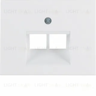 Центральная панель для UAE/E-DAT Design/Telekom розетка ISDN, K.1, цвет: полярная белизна, с блеском 14097009 14097009