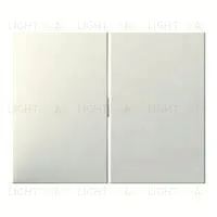 Выключатель двухклавишный проходной Berker (вкл/выкл с 2-х мест) 10А/250В 14357002+303808 14357002 + 303808