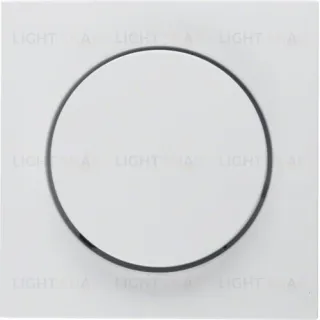 Центральная панель с регулирующей кнопкой для поворотного диммера, S.1/B.x, цвет: полярная белизна, матовый 11371909 11371909