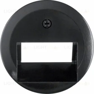 Центральная панель для UAE/E-DAT Design/Telekom розетка ISDN, Serie 1930/Glas/Palazzo, цвет: черный, с блеском 140901 140901