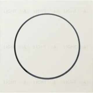 Центральная панель с регулирующей кнопкой для поворотного диммера, S.1, цвет: белый, с блеском 11378982 11378982