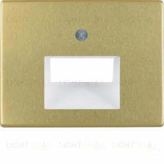 Центральная панель для UAE/E-DAT Design/Telekom розетка ISDN, Arsys, цвет: золотой, металл 14100002 14100002