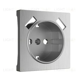 Накладка для розетки USB Werkel, серебряный рифленый a051365 a051365