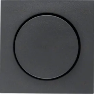 Центральная панель с регулирующей кнопкой для поворотного диммера, B.x, цвет: антрацит, матовый 11371606 11371606