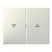 Выключатель управления жалюзи клавишный Berker, 10А/250В 14357102+303520 14357102 + 303520