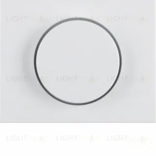 Центральная панель с регулирующей кнопкой для поворотного диммера, K.1, цвет: полярная белизна, с блеском 11357009 11357009