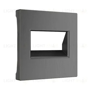 Накладка для двойной розетки Еthernet RJ-45 Werkel (графит рифленый) a050741 a050741