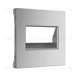 Накладка для двойной розетки Еthernet RJ-45 Werkel (серебряный рифленый) a051350 a051350