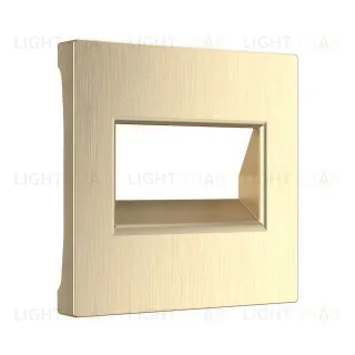 Накладка для двойной розетки Еthernet RJ-45 Werkel (шампань рифленый) a051415 a051415