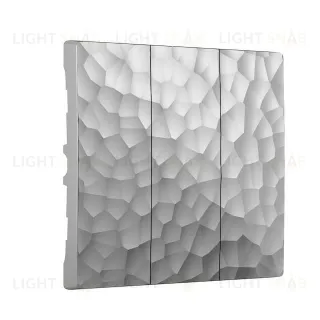 Клавиша Werkel для трехклавишного выключателя серебряный hammer a052089 a052089