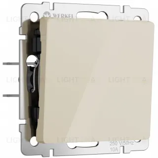 Выключатель одноклавишный Werkel 10A/250В айвори акрил a064052 a064052