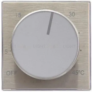 Накладка для терморегулятора ABB SKY, неражавеющая сталь 2CLA854090A1401 2CLA854090A1401