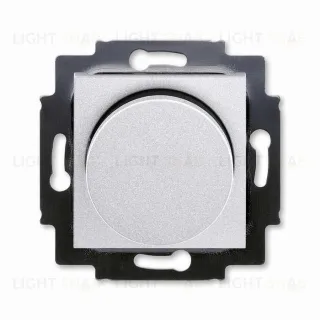 Накладка светорегулятора поворотного ABB Levit серебро-дымчатый чёрный 2CHH940123A4070 2CHH940123A4070