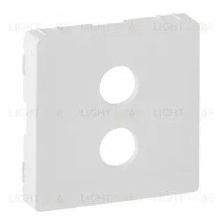 Valena Life Накладка для аудиорозетки ”банан” одиночной, белая 755280 755280