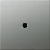 Gira накладка розетки для подключения средств связи, сталь 0274600 0274600