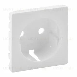 Valena Life Панель лицевая розетки силовой, белая 755200 755200