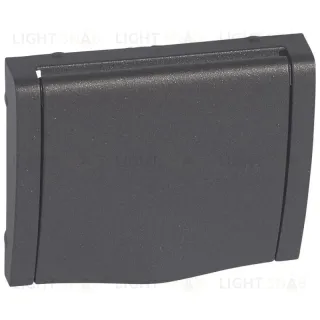 Legrand Galea Life Темная Бронза Накладка розетки с/з, с крышкой, с защитными шторками 771222 771222