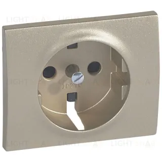 Legrand Galea Life Титан Накладка розетки с/з, с защитными шторками 771421 771421