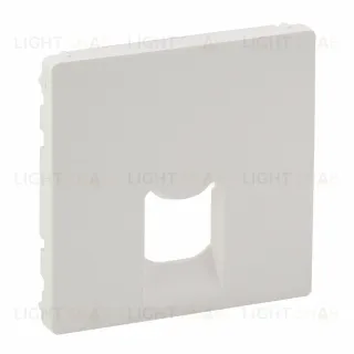 Valena Life Накладка для 1-ных телефонных/компютерных розеток, белая 755410 755410