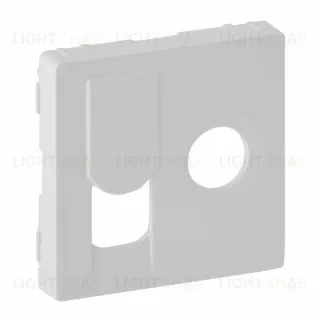 Valena Life Накладка розетки TV-интернет RJ45, белая 754830 754830
