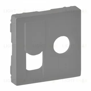 Valena Life Лицевая панель розетки TV- интернет RJ45, алюминий 754832 754832
