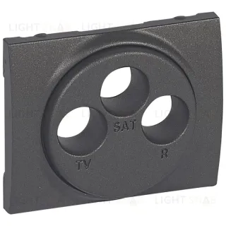 Legrand Galea Life Темная Бронза Накладка TV-FM-SAT розетки 771273 771273