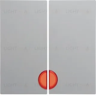 Клавиши с красной линзой, S.1, цвет: полярная белизна, глянцевый 16278989 16278989