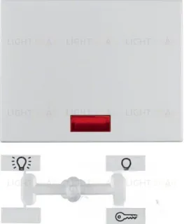 Клавиша в комплекте с 5 линзами, K.5, цвет: алюминий 14157003 14157003