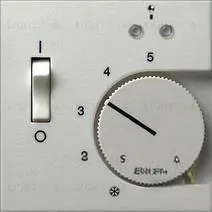 Gira S-55 Бел глянц Накладка регулятора теплого пола 149403 149403