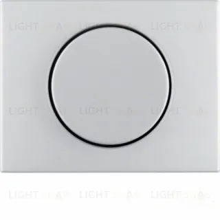 Центральная панель с регулирующей кнопкой для поворотного диммера, K.5, цвет: алюминиевый 11357003 11357003