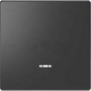 Клавиша одинарная с окошком Merten D-life антрацит MTN3320-6034 MTN3320-6034