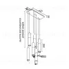 Подвесная каскадная люстра ALTUN 8 WH VL32490 - 2