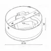 Накладной светодиодный светильник DUMISA VL31281 - 2