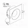 Встраиваемый светодиодный светильник ZEVUL VL30301 - 2