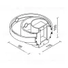 Настенный светодиодный светильник MATE VL31041 - 2