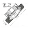 Встраиваемый светодиодный светильник SANG VL31560 - 1