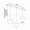 Подвесной светильник AELIA TLR VL30935 - 3