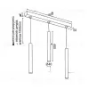 Подвесной светильник ALER TRIO VL30961 - 1