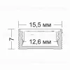 Алюминиевый накладной профиль SAVIT micro BK VL32413 - 2